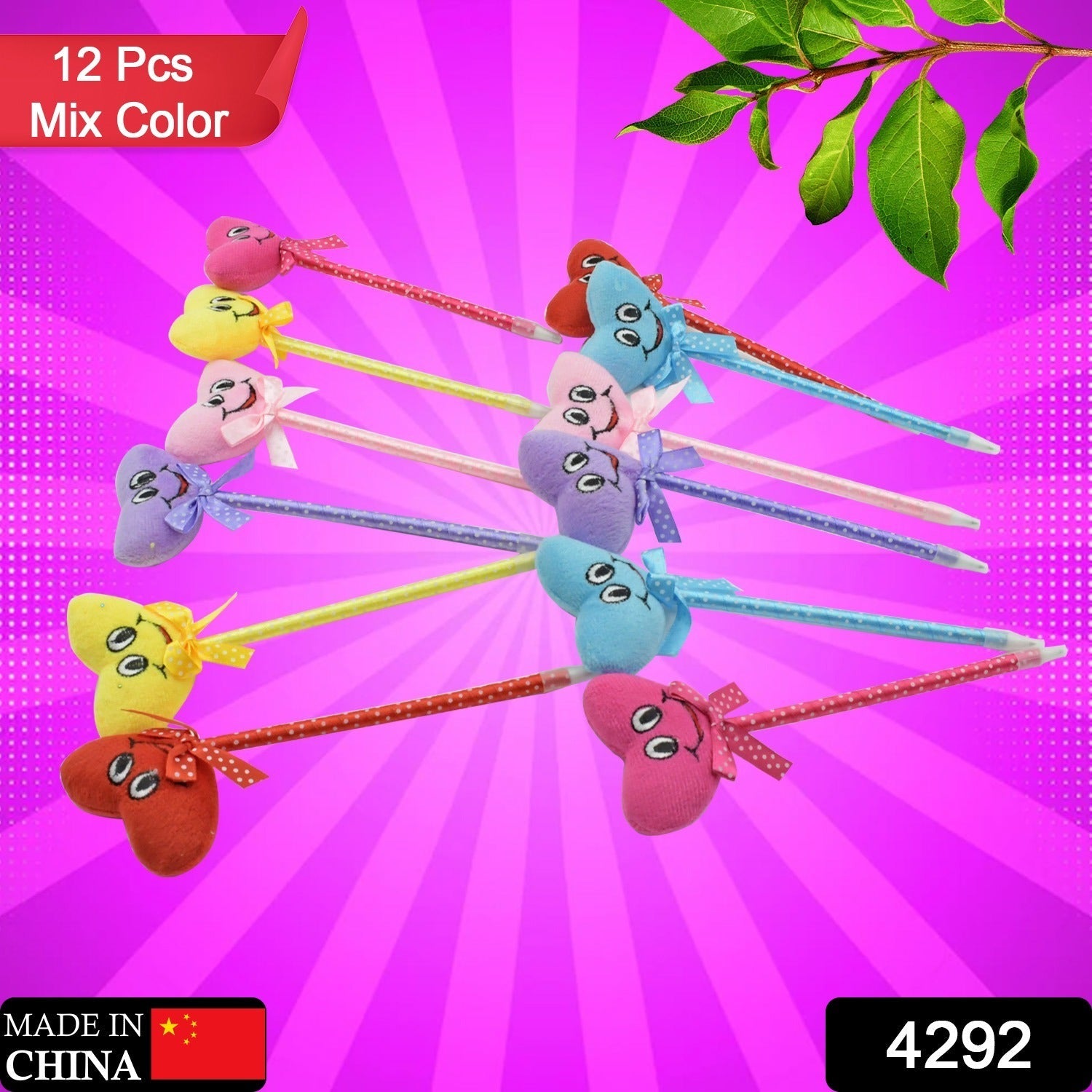 4292 Cute Cartoon Shape & Heart Design Facy Writting Pen Attached Rattle | Ball Pen Smooth Writing For Wedding , Events & Multiuse Pen Best Pen l Use for Kids (12 Pcs Set Mix Design & Color) 4292 Cute Cartoon Shape & Heart Design Facy Writting Pen Attached Rattle | Ball Pen Smooth Writing For Wedding , Events & Multiuse Pen Best Pen l Use for Kids (12 Pcs Set Mix Design & Color)